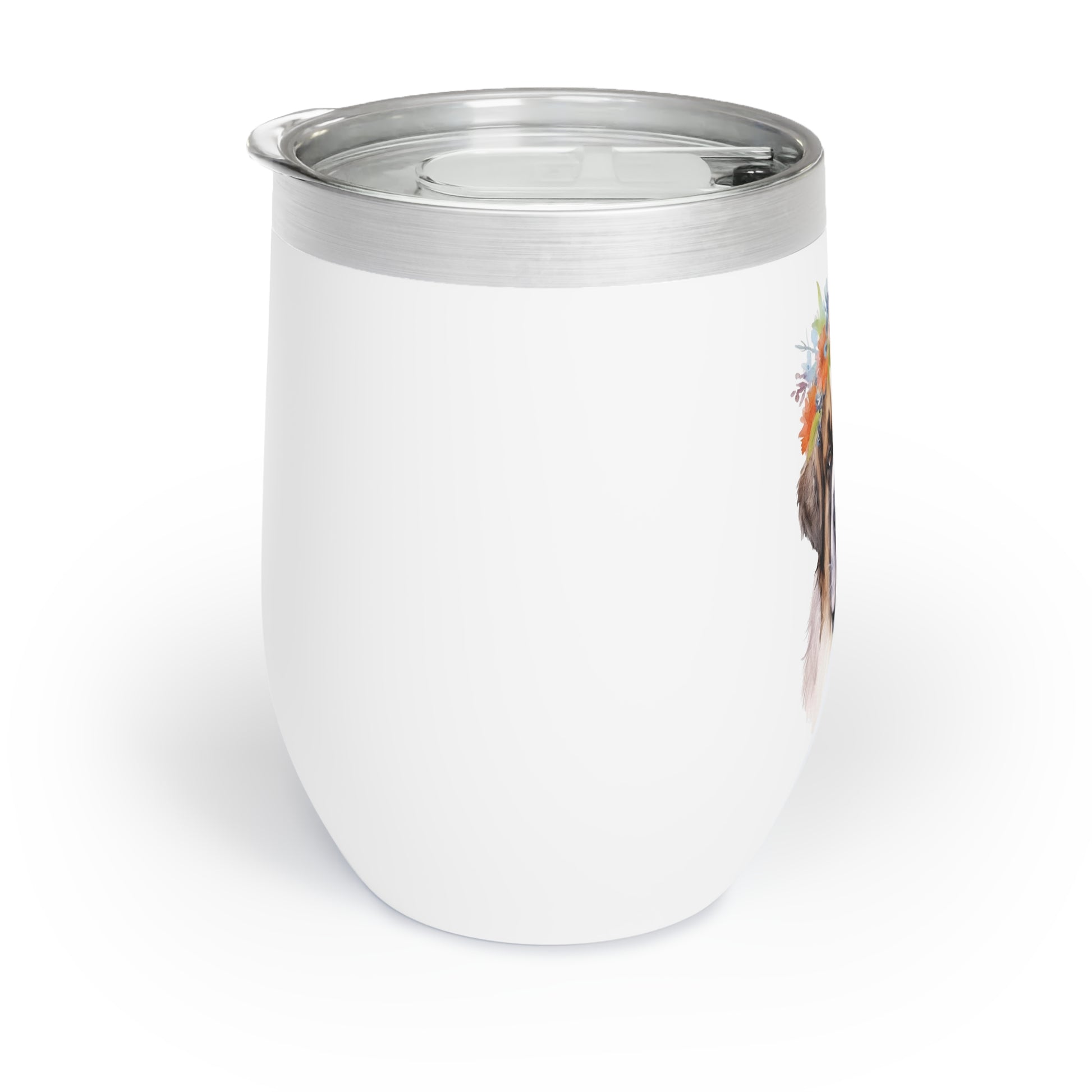 St Bernard Wine Tumbler - KristaCreativeStudio