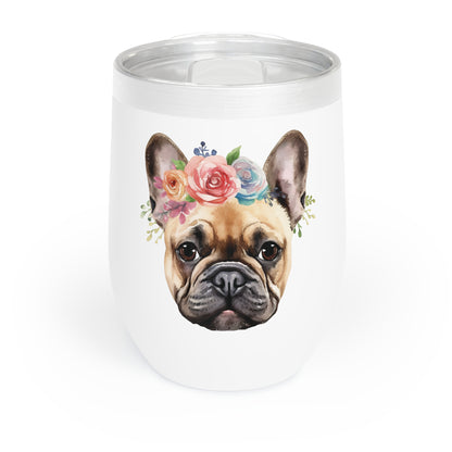 French Bulldog Wine Tumbler - KristaCreativeStudio