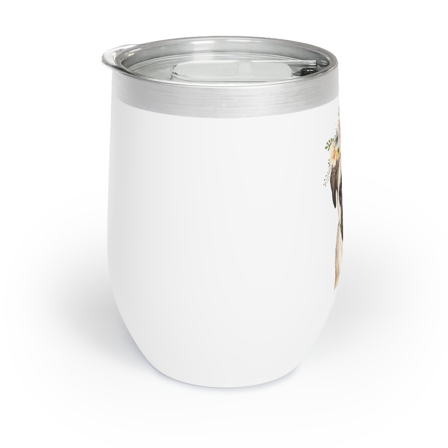 Pug Wine Tumbler - KristaCreativeStudio