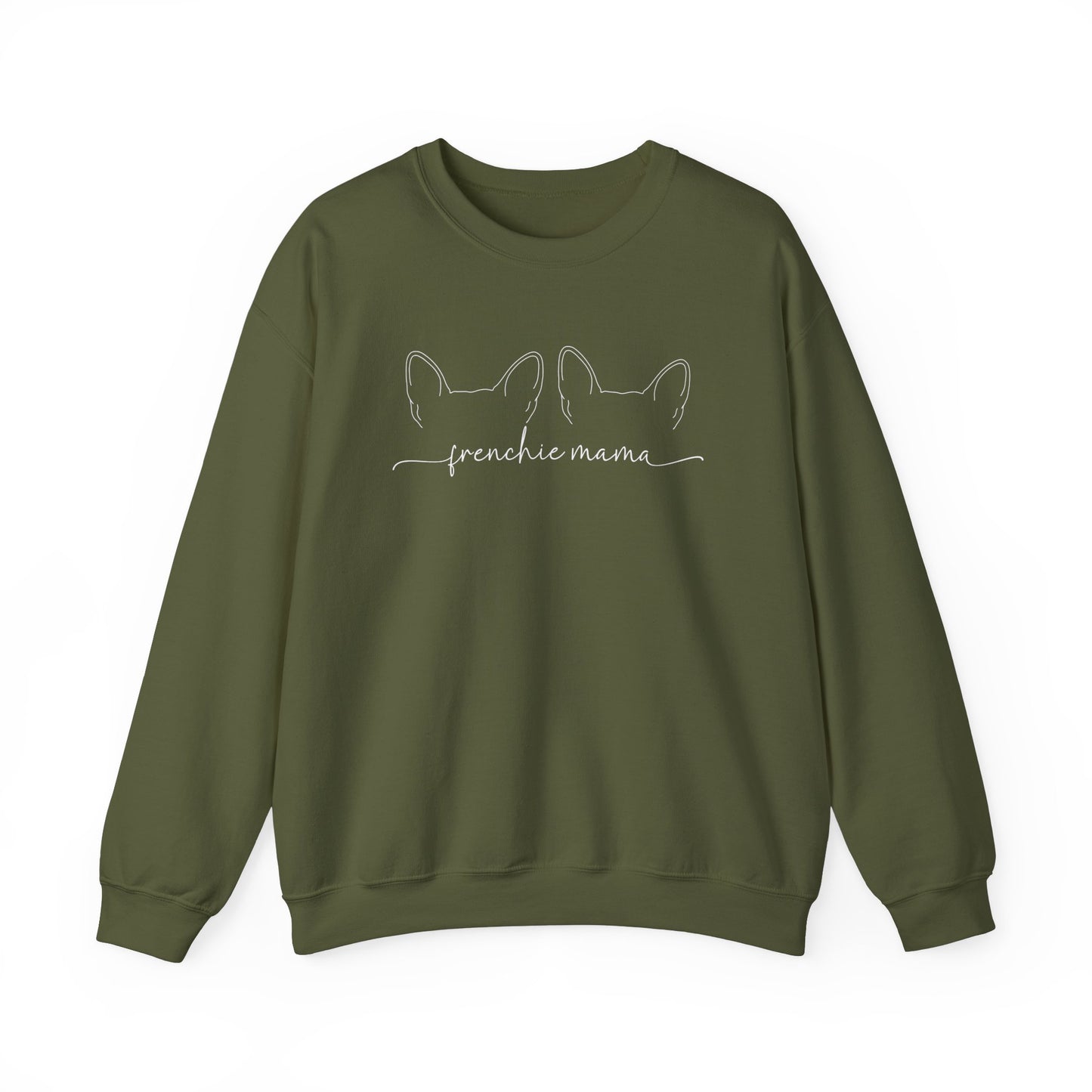 Frenchie Mama Crewneck Sweatshirt - KristaCreativeStudio