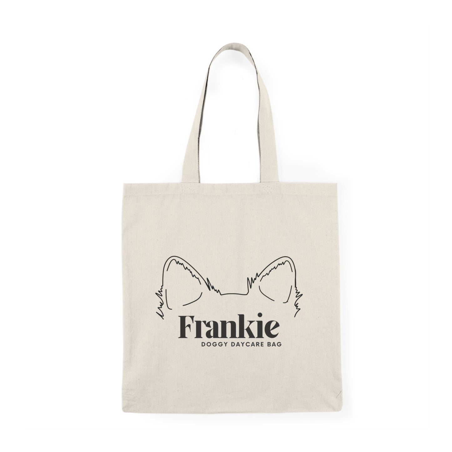 Personalized Doggy Daycare Canvas Tote Bag - KristaCreativeStudio