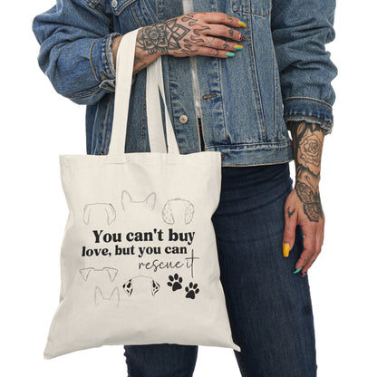 Can't Buy Love Tote Bag - KristaCreativeStudio