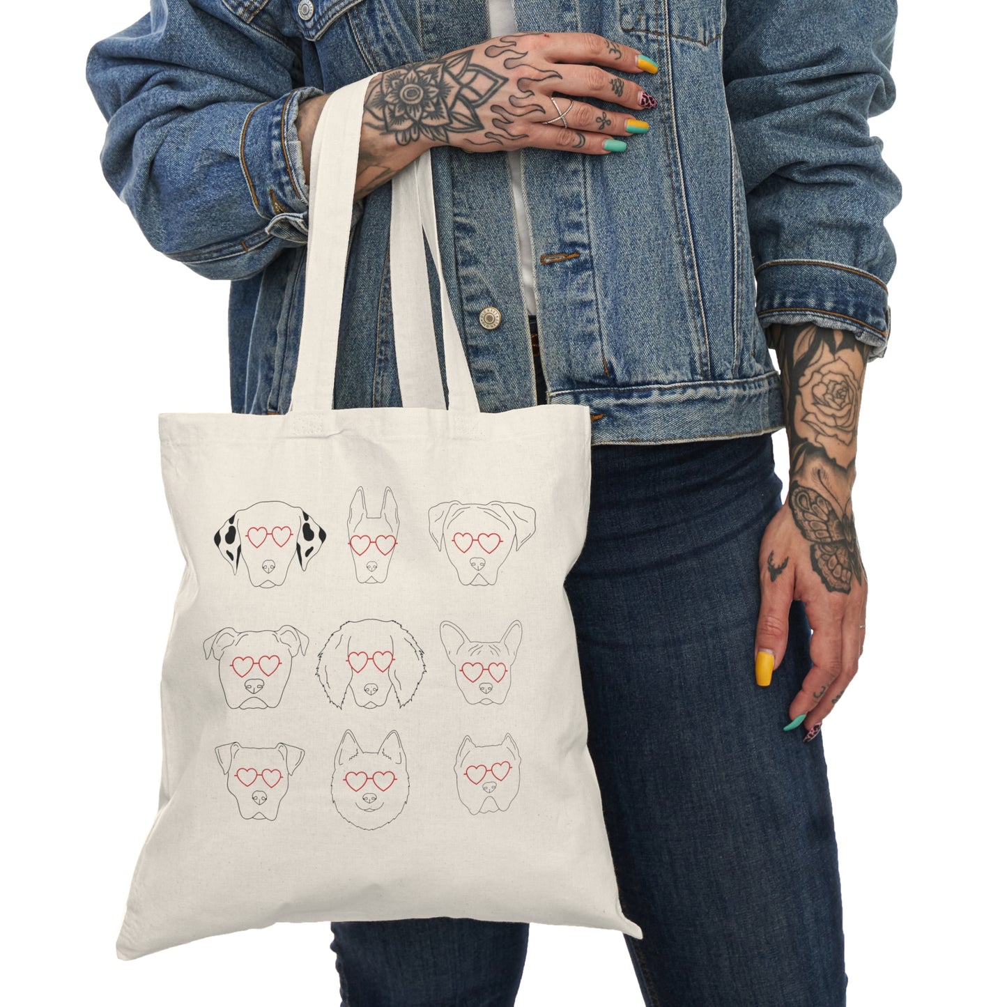 Dog Love Tote Bag - KristaCreativeStudio