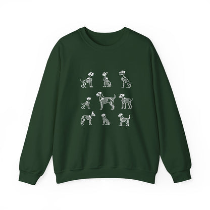 All Over Skeleton Dog Sweatshirt