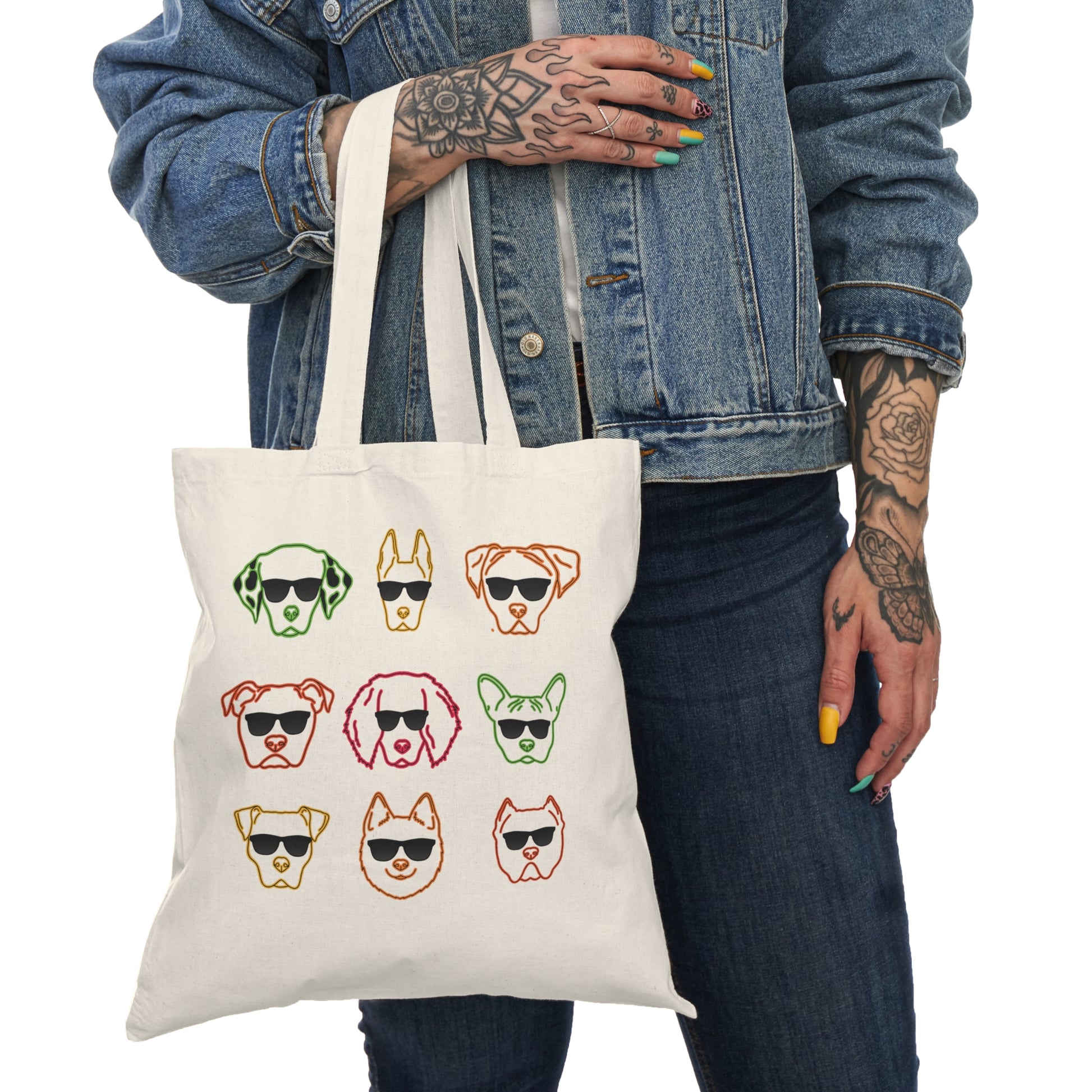 Summer Dog Sunnies Tote Bag - KristaCreativeStudio