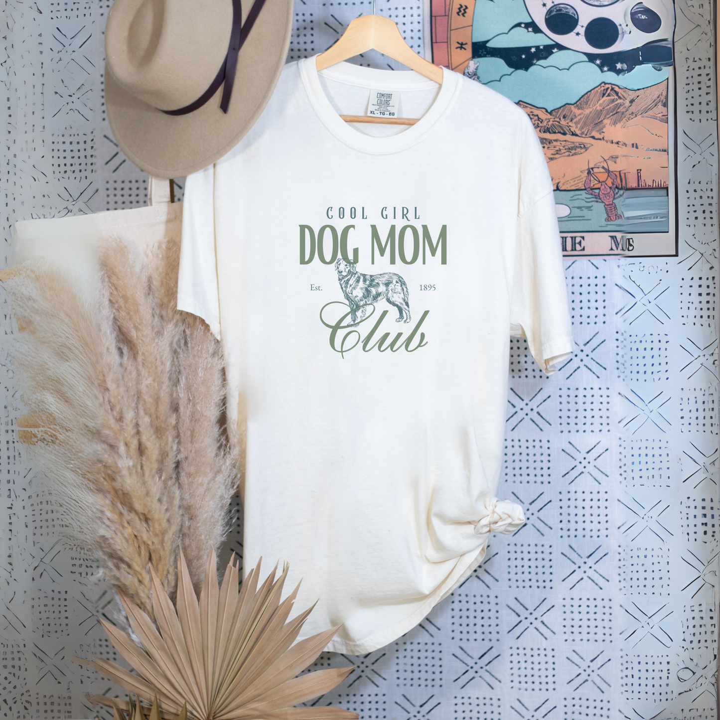 Comfort Colors® Cool Girl Dog Mom Social Club Shirt - KristaCreativeStudio