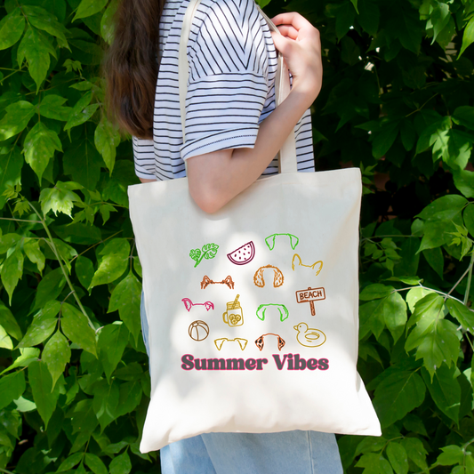 Summer Vibes Tote Bag - KristaCreativeStudio