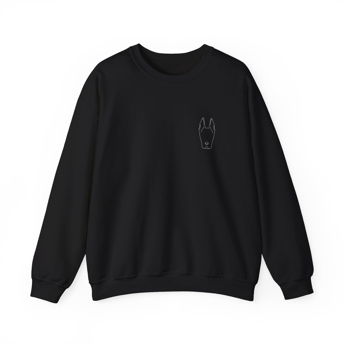 Doberman Crewneck Sweatshirt - KristaCreativeStudio