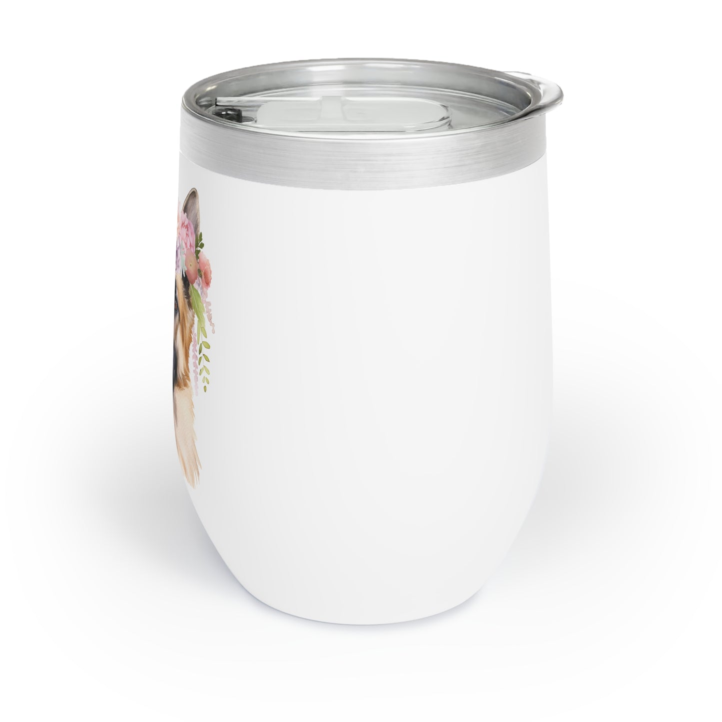 German Shephard Wine Tumbler - KristaCreativeStudio