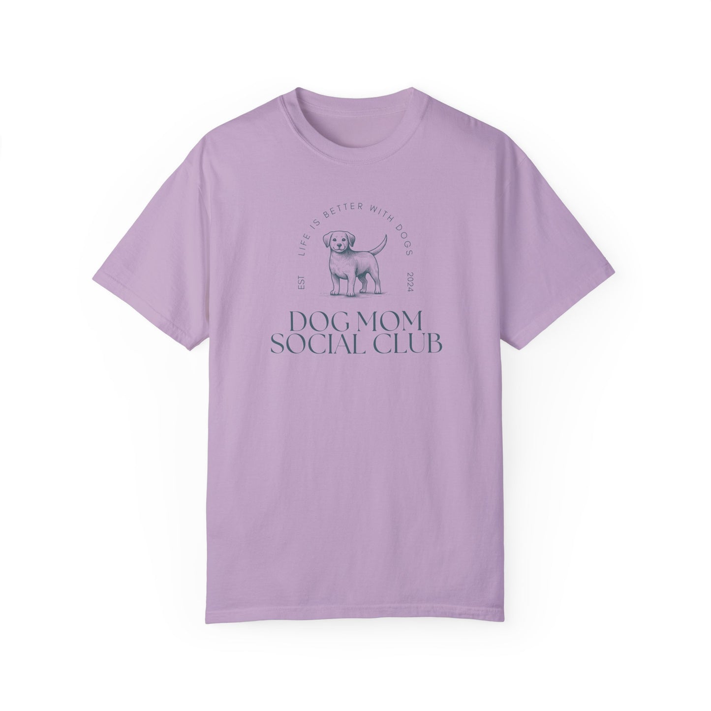 Comfort Colors® Dog Mom Social Club Shirt - KristaCreativeStudio