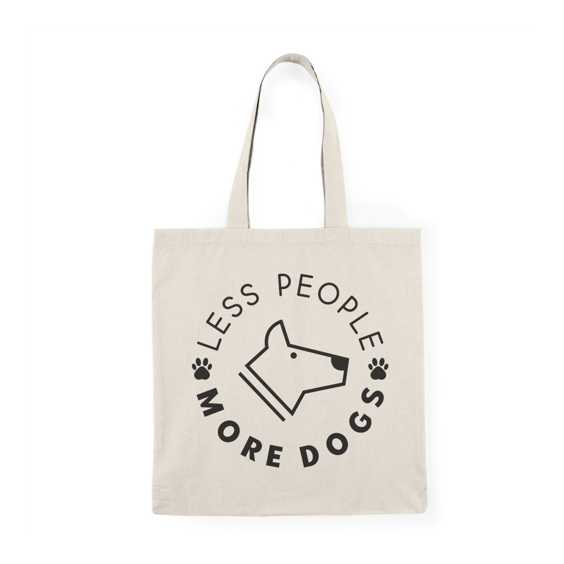 Less People More Dogs Tote Bag - KristaCreativeStudio