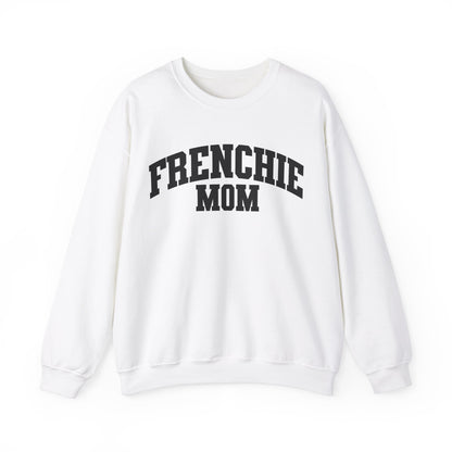 Frenchie Mom College Font Crewneck Sweatshirt - KristaCreativeStudio