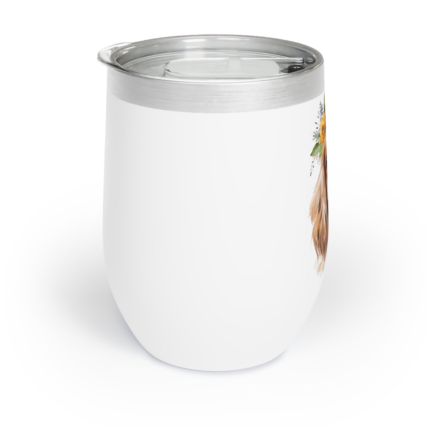 Cavalier King Charles Spaniel Wine Tumbler - KristaCreativeStudio