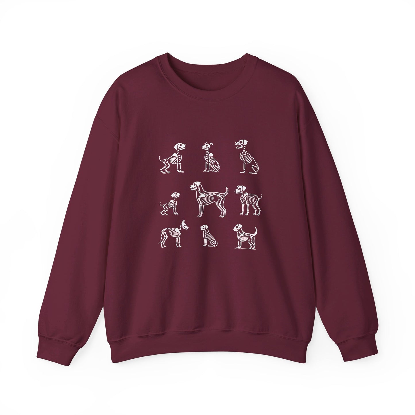 All Over Skeleton Dog Sweatshirt