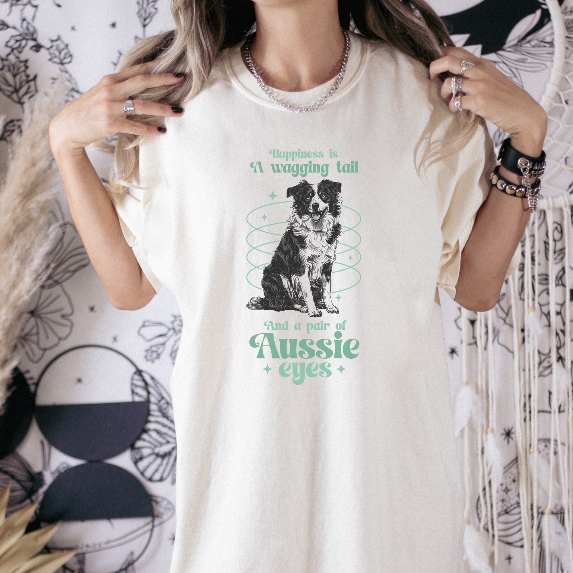 Comfort Colors® Aussie Dog Mom T Shirt - KristaCreativeStudio