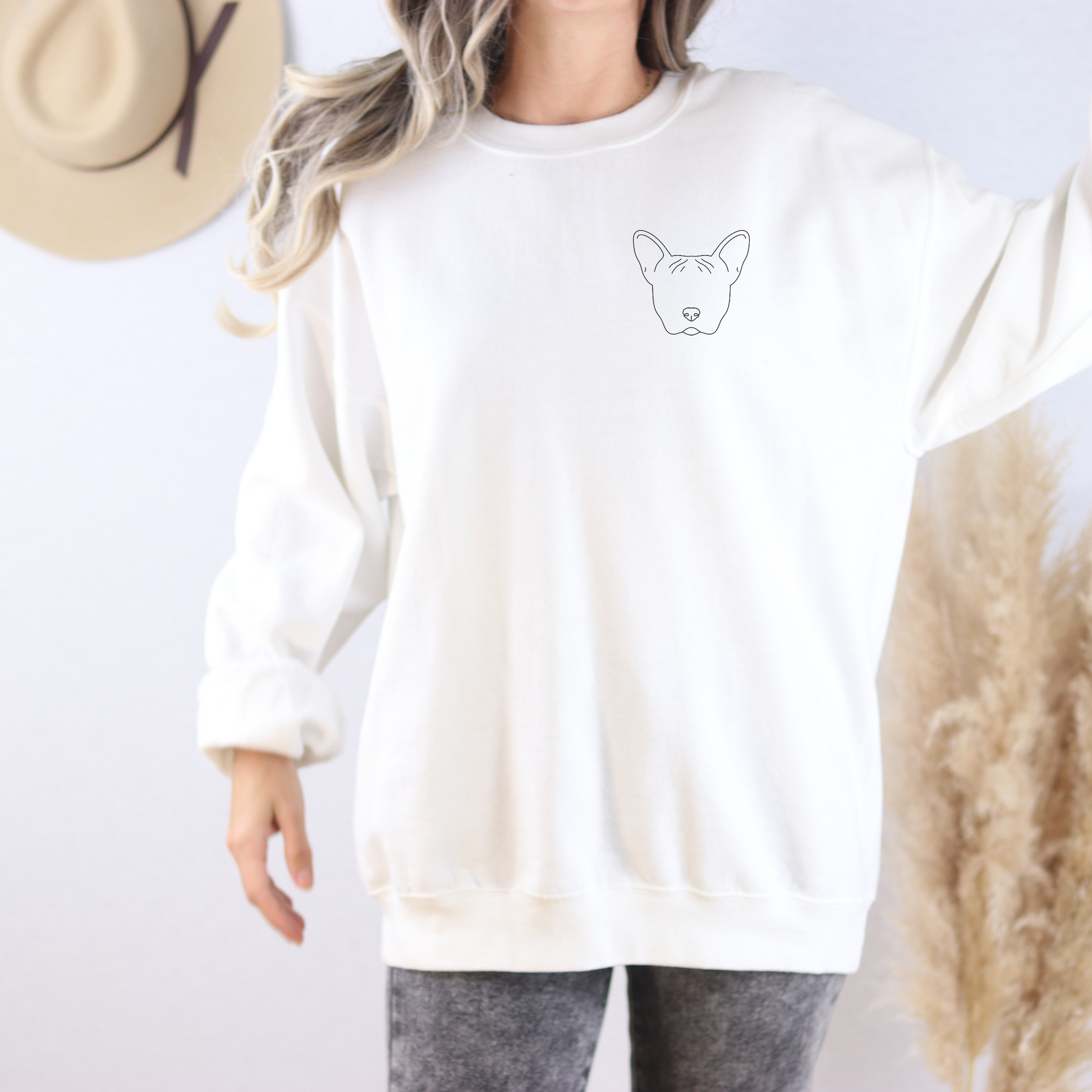 Frenchie Crewneck Sweatshirt - KristaCreativeStudio