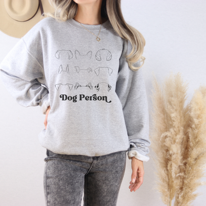 Dog Person Crewneck Sweater - KristaCreativeStudio