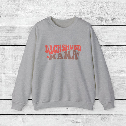 Dachshund Mama Crewneck Sweatshirt - KristaCreativeStudio