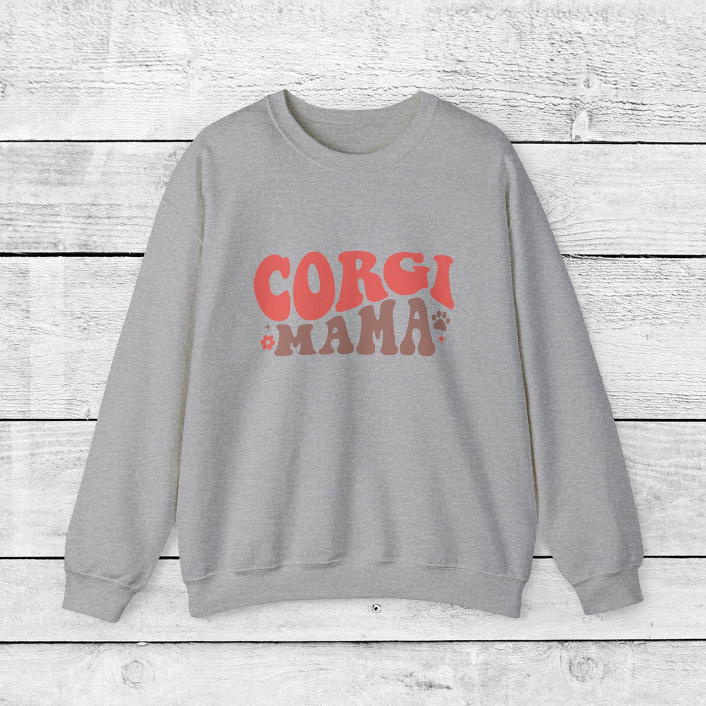 Corgi Mama Crewneck Sweatshirt - KristaCreativeStudio