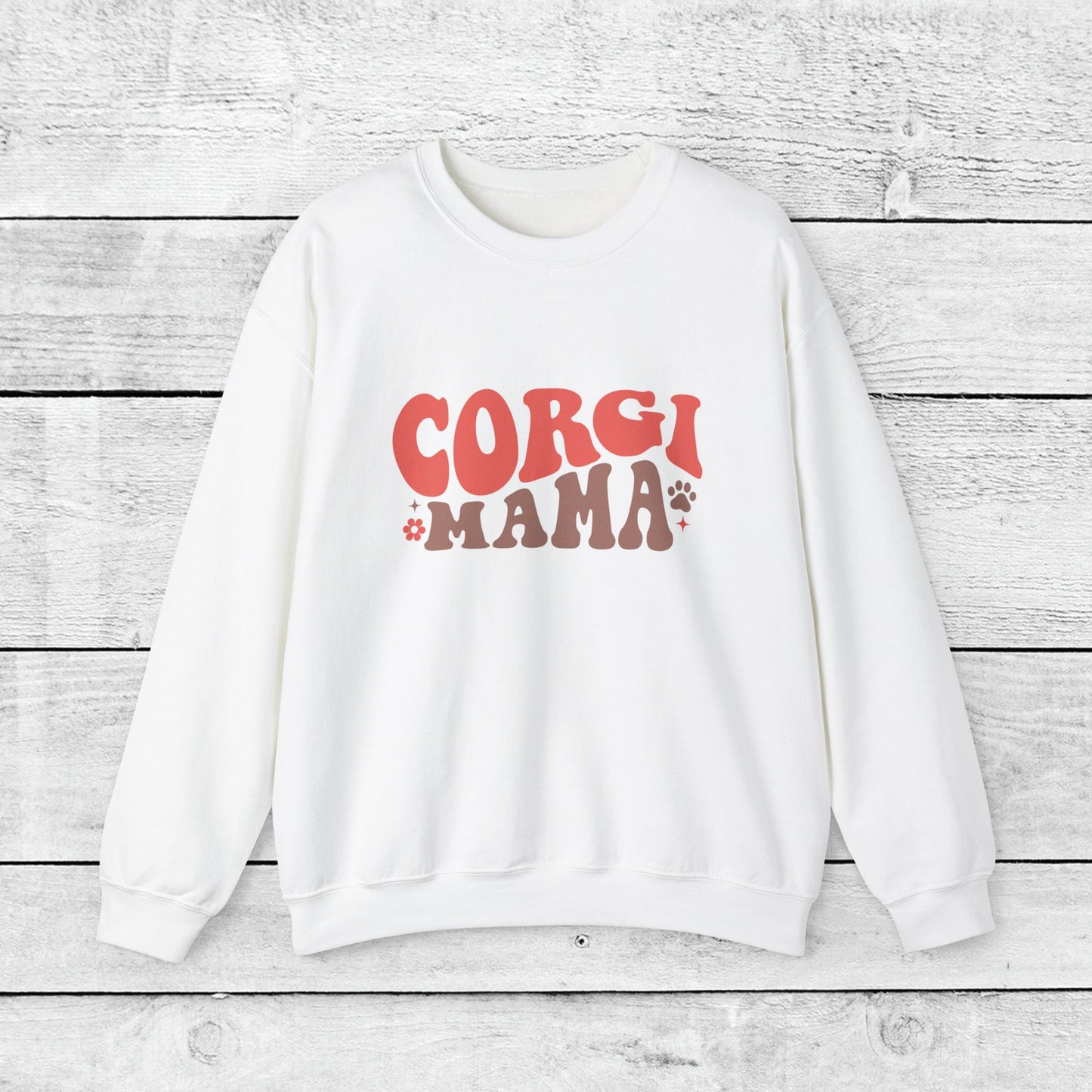 Corgi Mama Crewneck Sweatshirt - KristaCreativeStudio