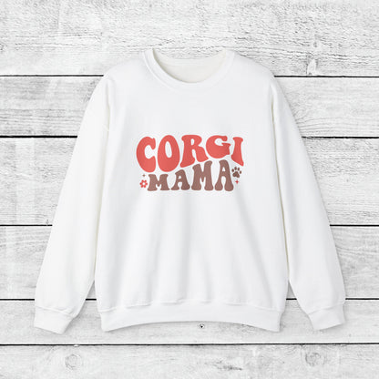 Corgi Mama Crewneck Sweatshirt - KristaCreativeStudio