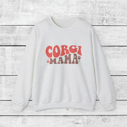 Corgi Mama Crewneck Sweatshirt - KristaCreativeStudio