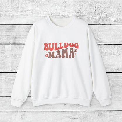 Bulldog Mama Crewneck Sweatshirt - KristaCreativeStudio