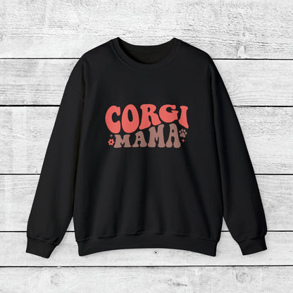 Corgi Mama Crewneck Sweatshirt - KristaCreativeStudio